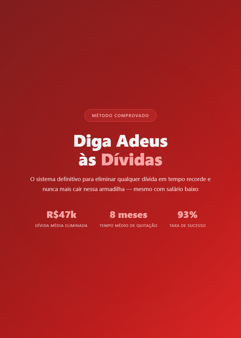 Diga Adeus às Dívidas