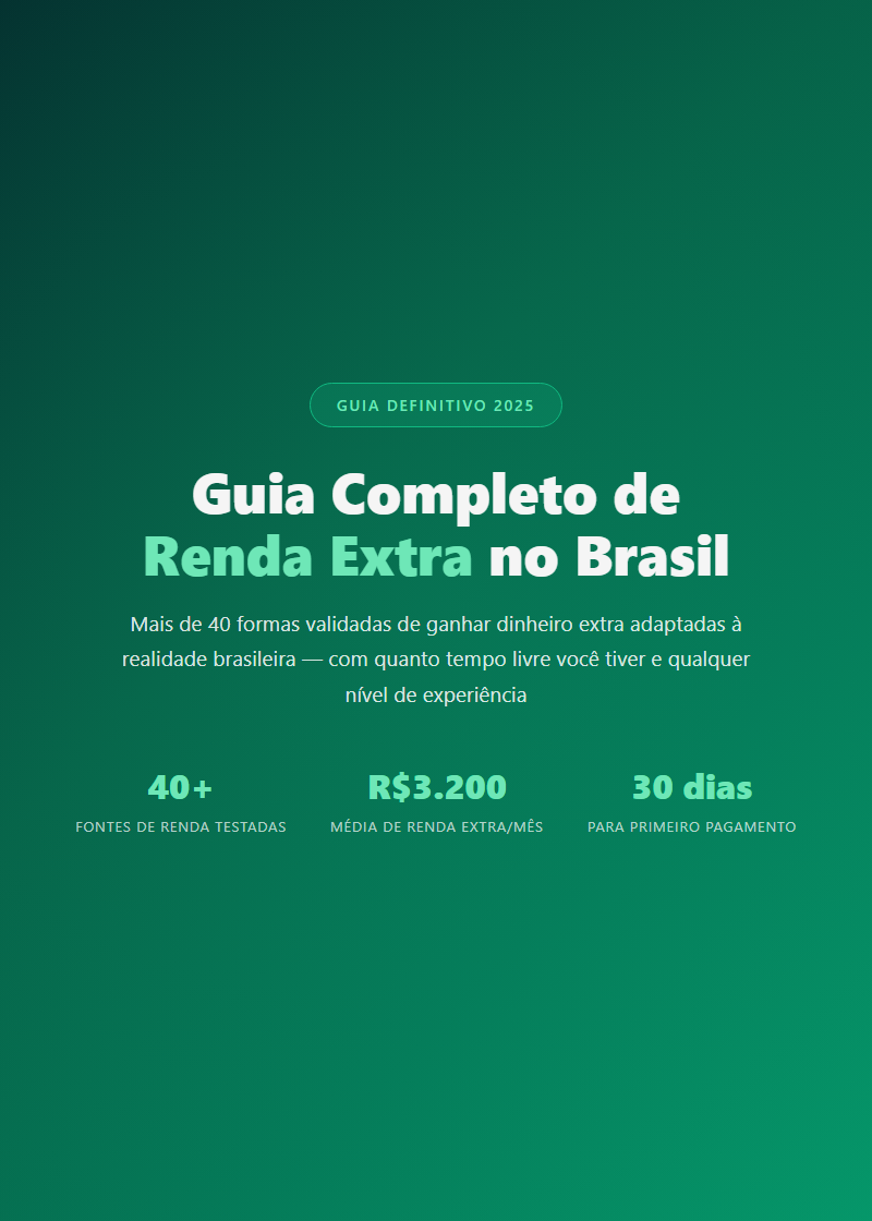 Guia de Renda Extra no Brasil